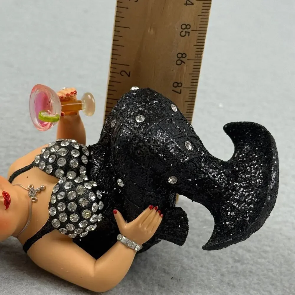 December Diamonds Margarita Diamond Mermaid Ornament 2010 Limited Production VTG